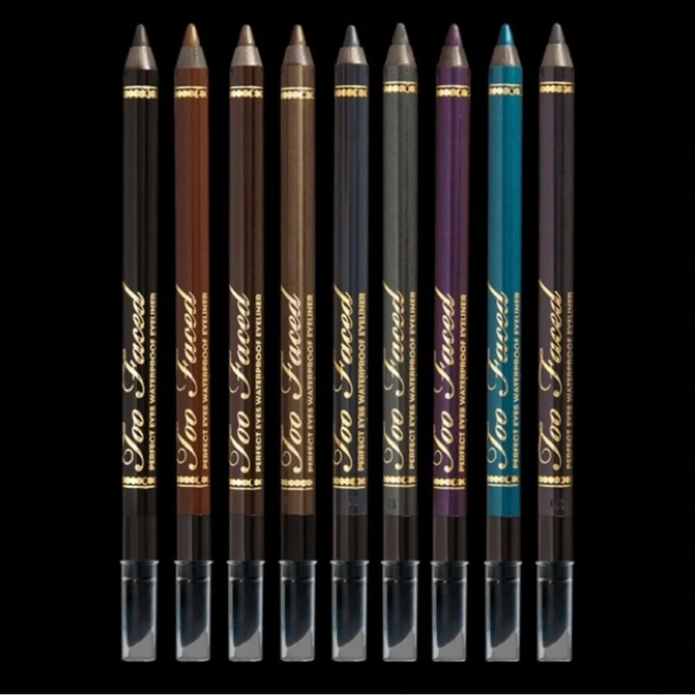 NWT Lot‎ of 3 “Too Faced” RARE Perfect Eyes Eyeliner Perfect Navy Full Size